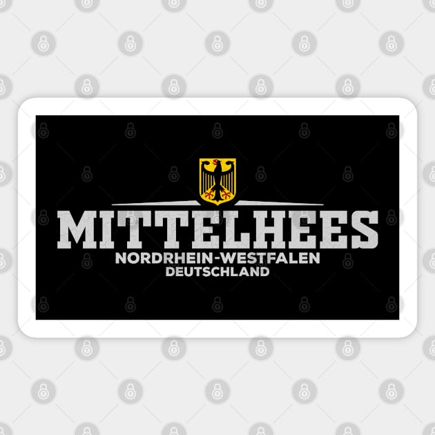 Mittelhees Nordrhein Westfalen Deutschland/Germany Magnet by RAADesigns